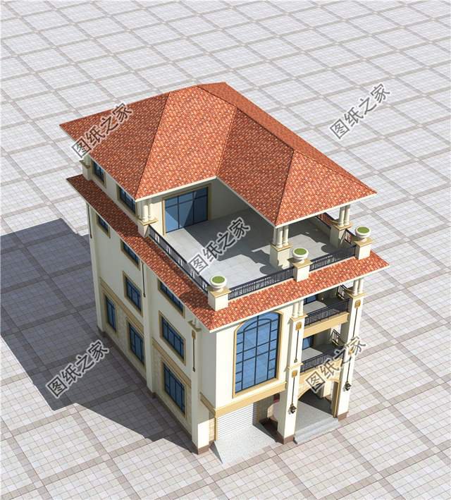 帶商鋪的農村自建房設計圖紙，在家躺著就能掙錢