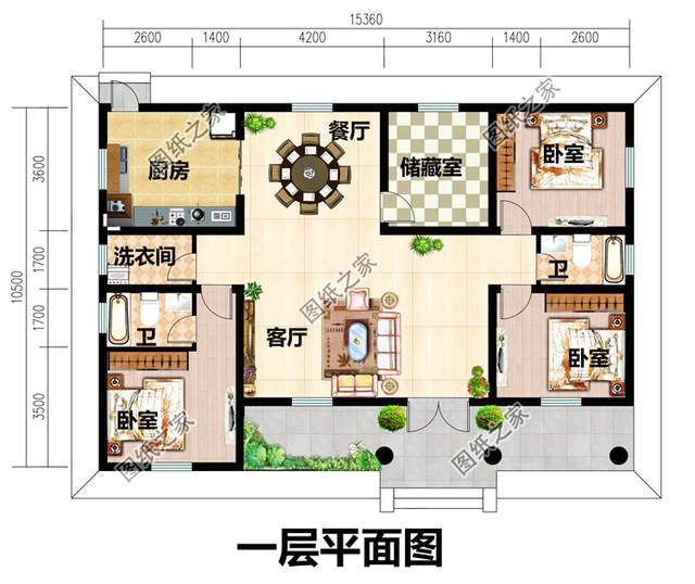 農村中式仿古別墅設計圖紙，盡顯陶然雅舍，生活之美