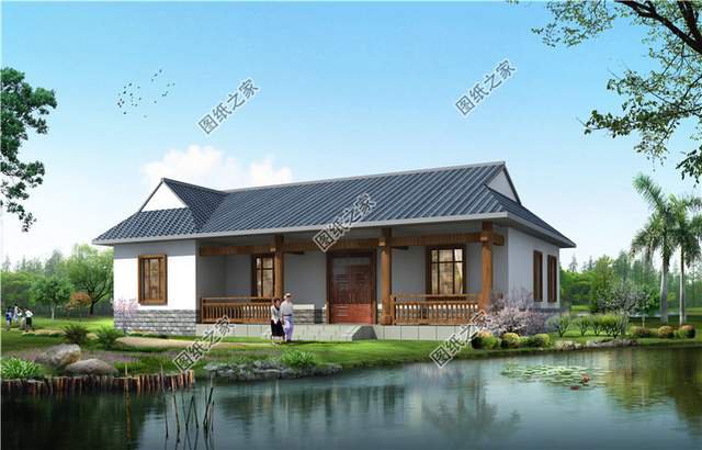 農村中式仿古別墅設計圖紙，盡顯陶然雅舍，生活之美