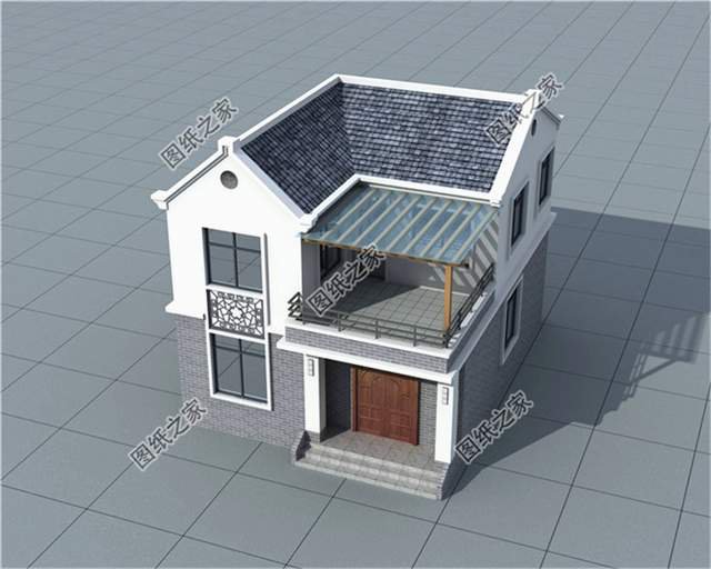 農村中式仿古別墅設計圖紙，盡顯陶然雅舍，生活之美