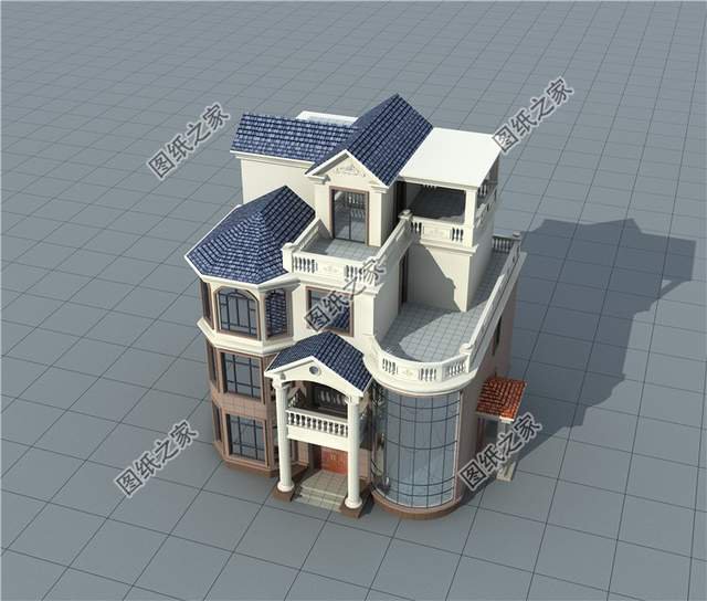 霸氣外漏的鄉(xiāng)村四層別墅設(shè)計圖，想低調(diào)都不行