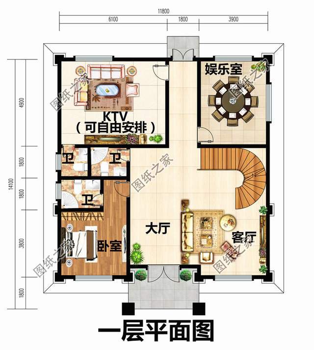 霸氣外漏的鄉(xiāng)村四層別墅設(shè)計圖，想低調(diào)都不行