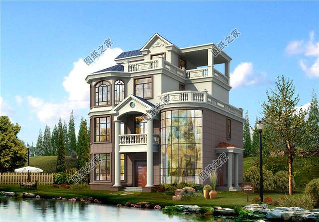 霸氣外漏的鄉(xiāng)村四層別墅設(shè)計圖，想低調(diào)都不行