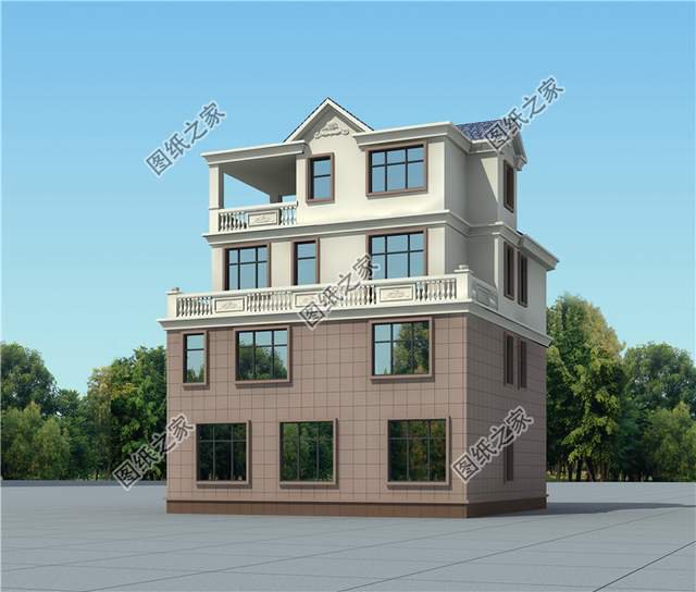 霸氣外漏的鄉(xiāng)村四層別墅設(shè)計圖，想低調(diào)都不行