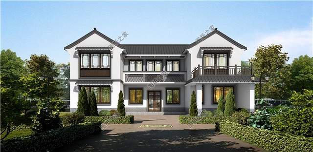 優雅精致的二層農村自建房，讓人印象深刻，大家看了都說好