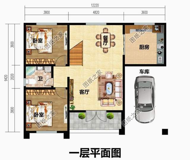 農(nóng)村二層自建房你是選擇開放式車庫還是封閉式車庫呢
