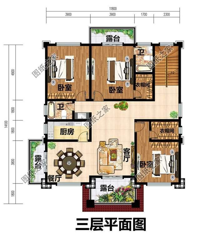 四層別墅設計，再也不用擔心空間不夠啦