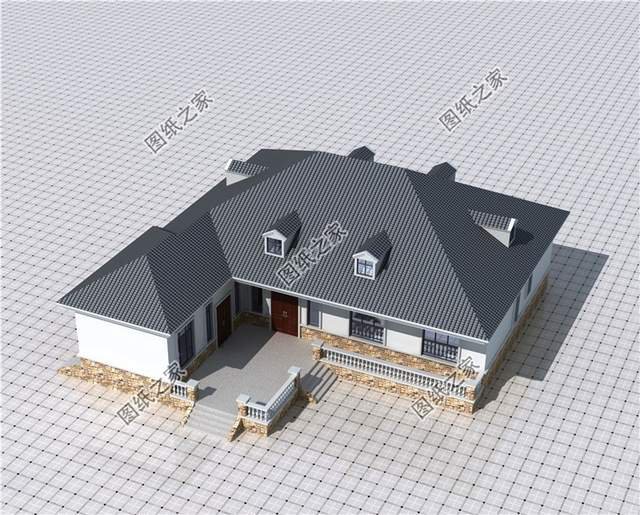 L型農村別墅設計圖，實用舒適還美觀全安排到位了