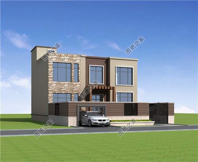 二層復式別墅，美觀又大氣，建出來倍有面子