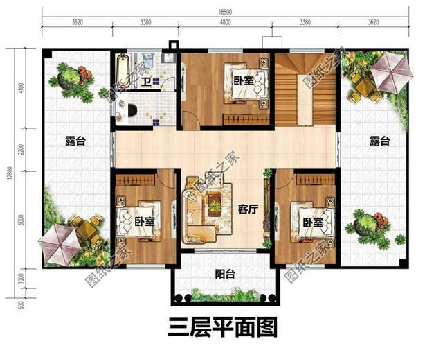 三層帶地下室別墅，娛樂居住兩不誤，生活樂無窮