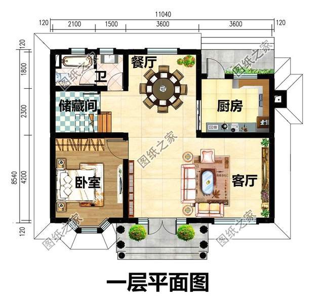 非常適合農(nóng)村自建的二層別墅設(shè)計(jì)圖紙，簡(jiǎn)約美觀，讓人心動(dòng)不已