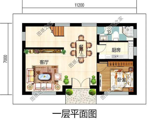 非常適合農(nóng)村自建的二層別墅設(shè)計(jì)圖紙，簡(jiǎn)約美觀，讓人心動(dòng)不已