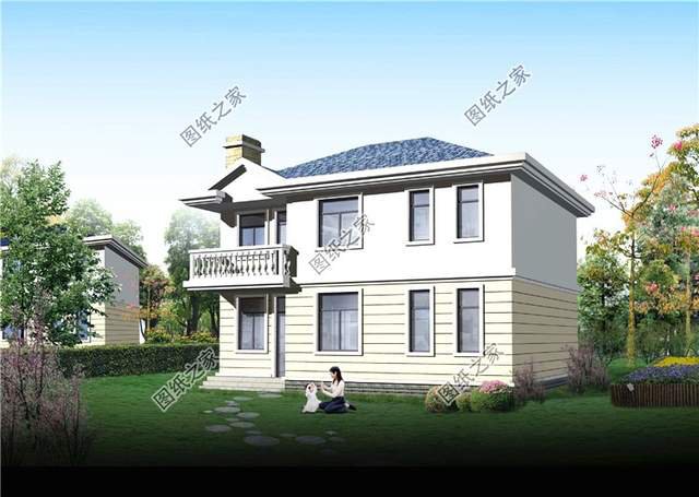 非常適合農(nóng)村自建的二層別墅設(shè)計(jì)圖紙，簡(jiǎn)約美觀，讓人心動(dòng)不已