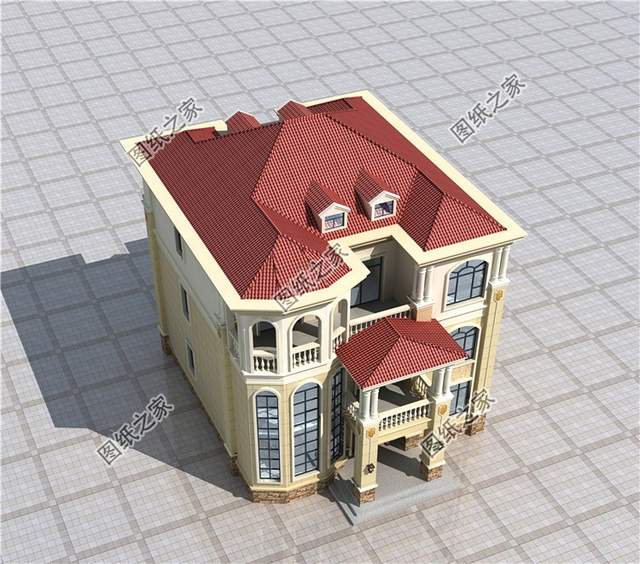 農(nóng)村三層獨棟別墅設(shè)計圖紙，看到第一款我就忍不住贊嘆了