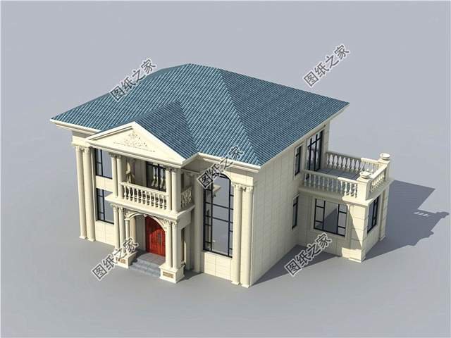 最接地氣的農村二層自建房設計圖，帶配房煙氣裊裊芳香四溢