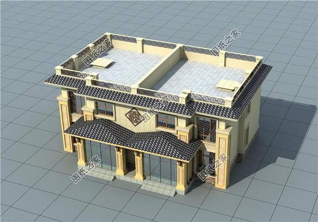 平屋頂雙拼農(nóng)村別墅，兄弟建房其利斷金，老人也會(huì)樂(lè)見(jiàn)其成