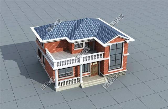 農村帶露臺的二層自建房，簡簡單單過成想過的生活