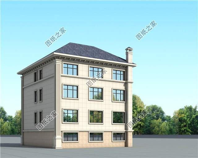 漂亮的房子百里挑一四層歐式別墅效果圖，滿足你對(duì)奢華的概念