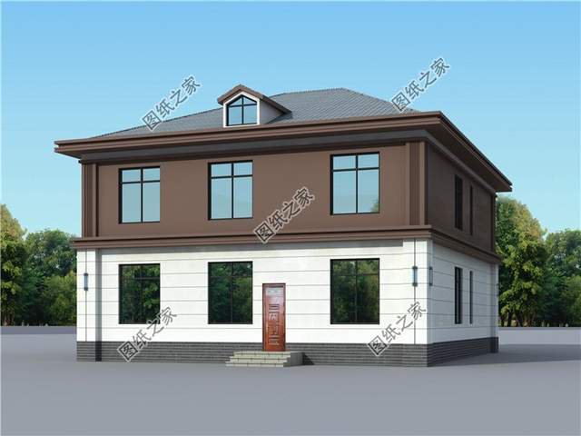 戶型對稱的農村二層樓房設計圖，里面有一款絕對是你的選擇