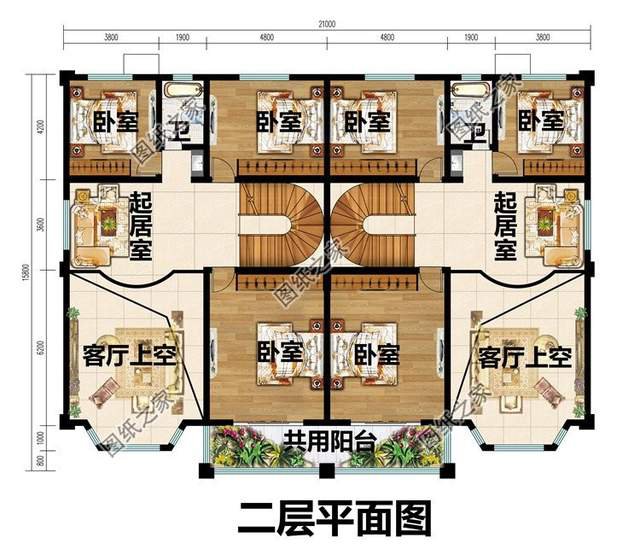 羅馬柱雙拼的大氣，農村兄弟情誼深厚的證明