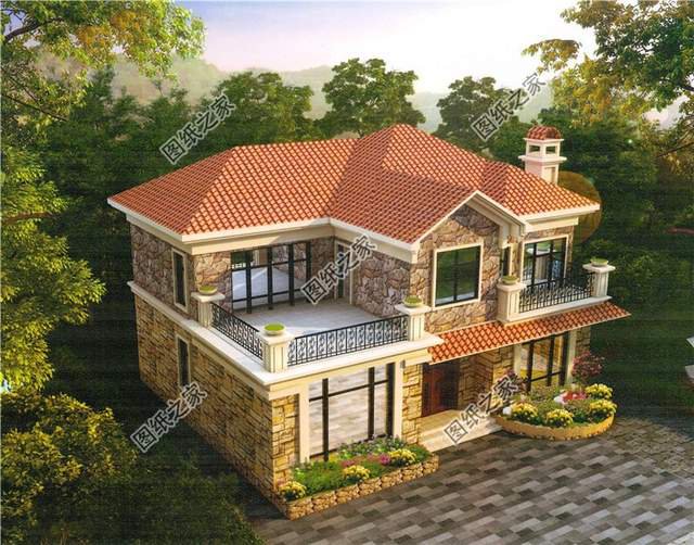 三款帶煙囪的二層鄉(xiāng)村別墅設(shè)計(jì)圖紙，給你不一樣的農(nóng)家生活