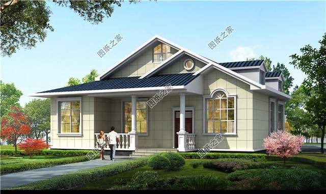 讓你一眼就能相中的一層房屋設計圖紙，簡單低調不張揚