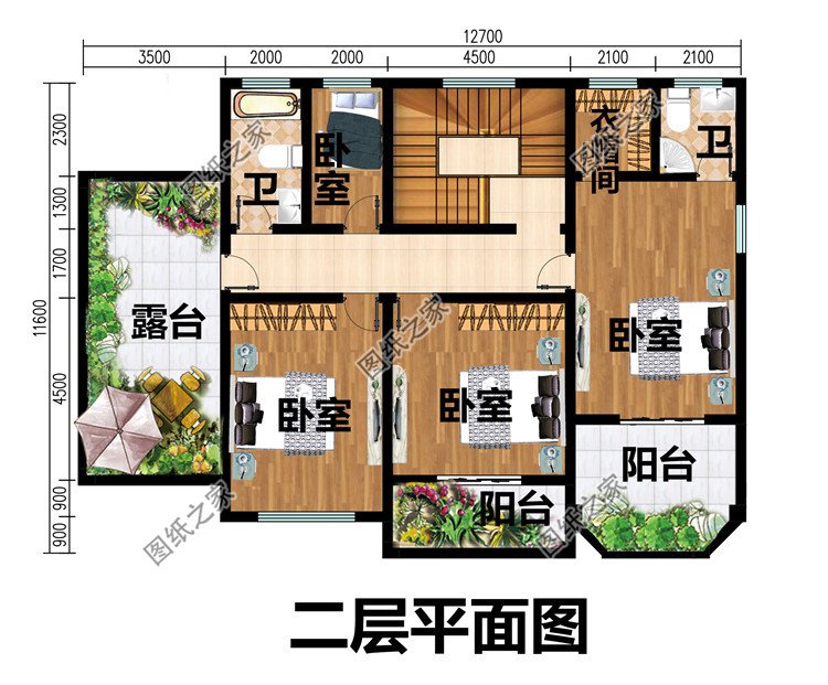 二層農村小別墅設計圖