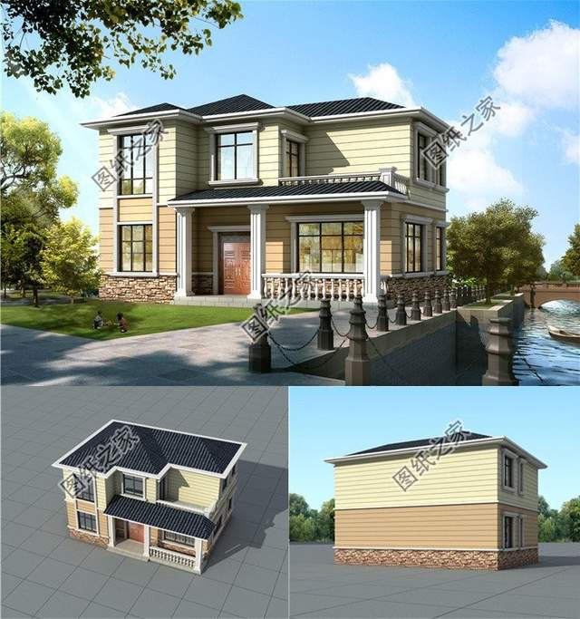 占地90平方的二層農村房屋設計，讓我們的生活因它而溫暖