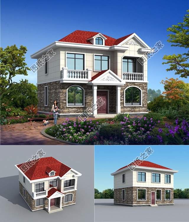 農村15萬元二層小樓，戶小卻精，溫馨典雅的生活