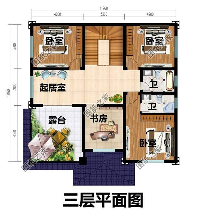 農(nóng)村三層樓帶羅馬柱，大氣磅礴有內(nèi)涵，想要面子建就來(lái)