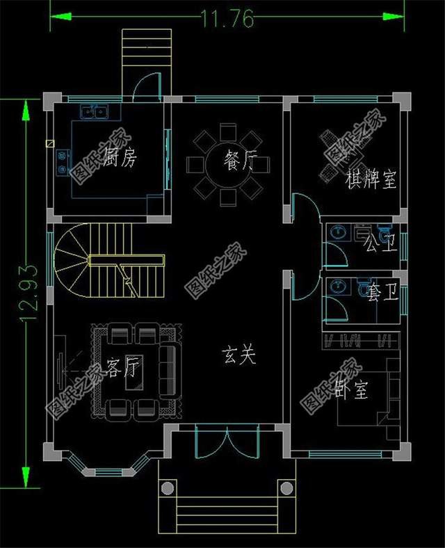 建三層半樓房設計圖，高屋建瓴地倚天的大氣生活