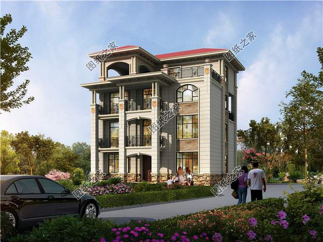 四層歐式豪華大型別墅設計，家族百年傳承的大氣基石