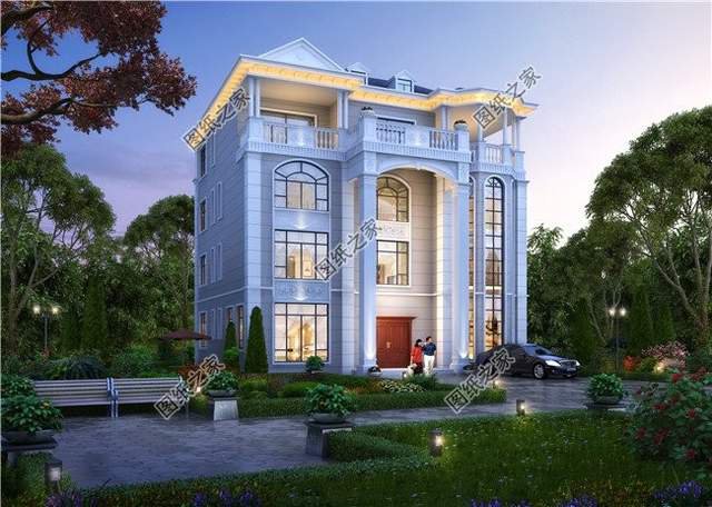 四層歐式豪華大型別墅設計，家族百年傳承的大氣基石