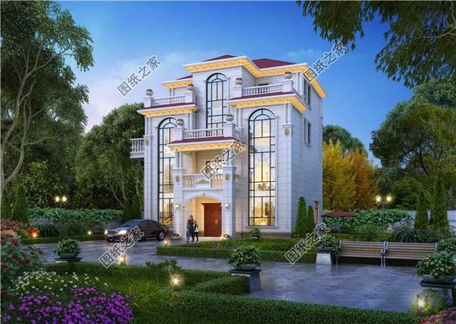 四層歐式豪華大型別墅設計，家族百年傳承的大氣基石
