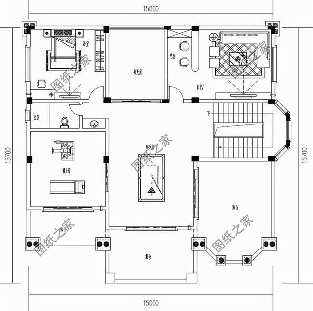 四層歐式豪華大型別墅設計，家族百年傳承的大氣基石