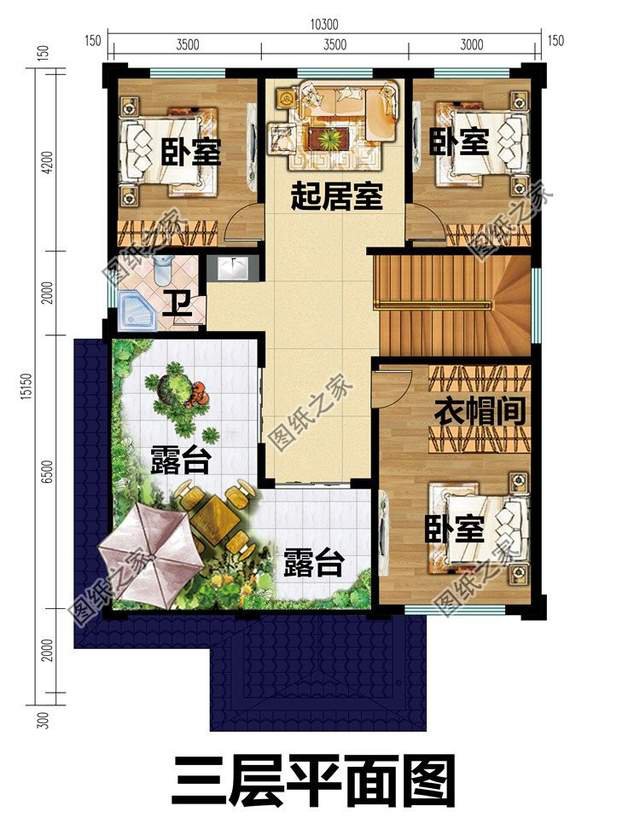 農村三層挑空別墅，視野寬闊，心胸寬廣的居家體驗