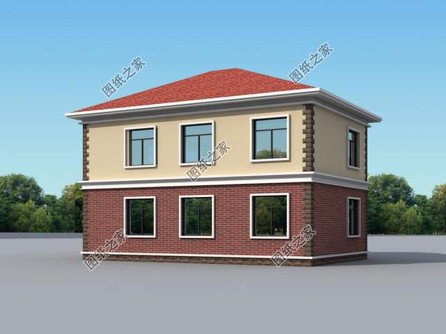 15萬磚混二層別墅，實惠又精巧，簡約好選擇