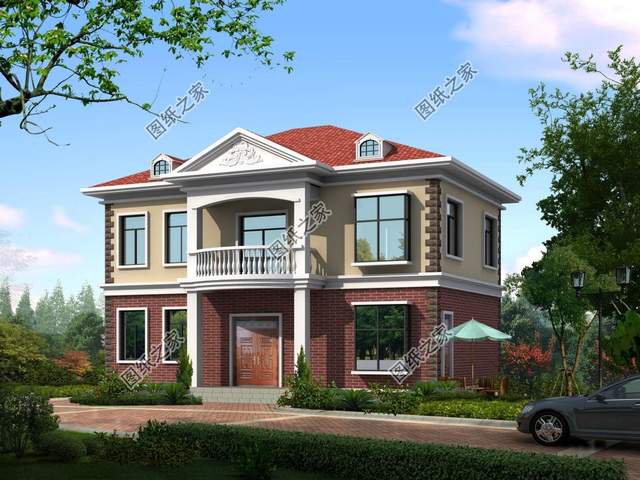 15萬磚混二層別墅，實惠又精巧，簡約好選擇