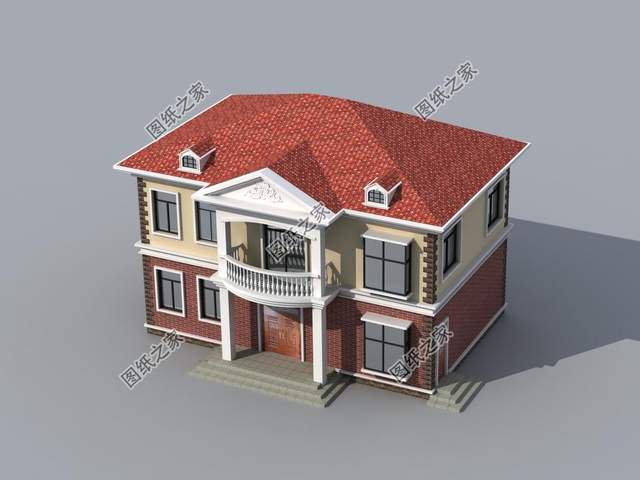 15萬磚混二層別墅，實惠又精巧，簡約好選擇