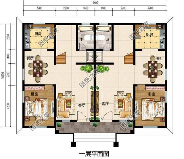 帶露臺的雙拼自建房，悠閑生活喜津津，兄弟齊心日子欣