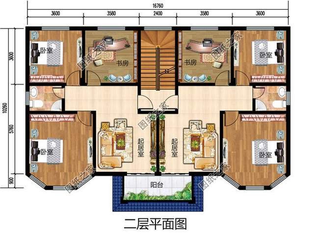 帶露臺的雙拼自建房，悠閑生活喜津津，兄弟齊心日子欣
