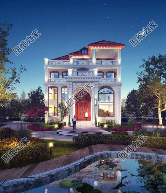 四層復(fù)式別墅設(shè)計圖，大氣外觀振人心，安逸生活有保障