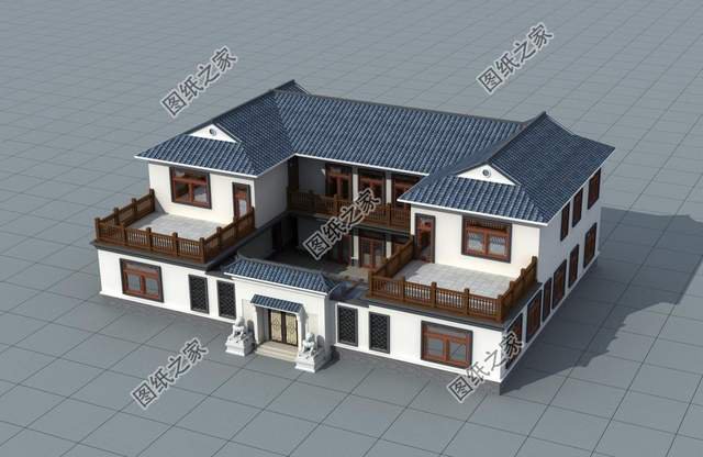 帶車庫的四合院別墅，庭院真享受，出入方便且融入生活