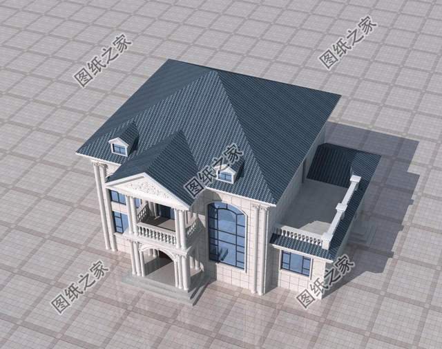 農村帶露臺二層挑空別墅，讓大氣深入內斂，讓蓬勃充滿眼睛