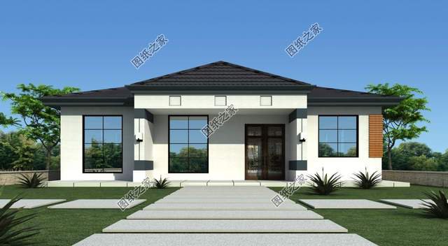 140平一層別墅，度假休閑好幫手，養老盡孝都是它