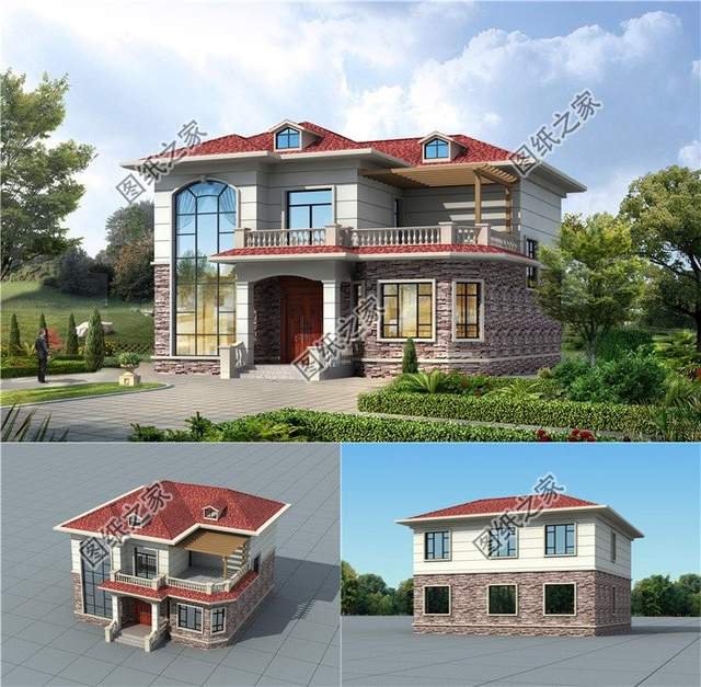 農村新款帶地下室別墅，防潮儲物兩不誤，娛樂日常歡樂多