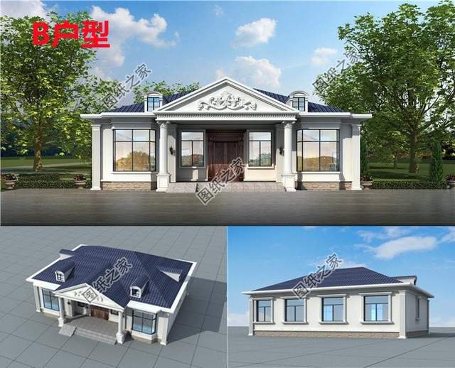 農(nóng)村四開間一層自建房，面積剛剛好，實(shí)惠還挺好