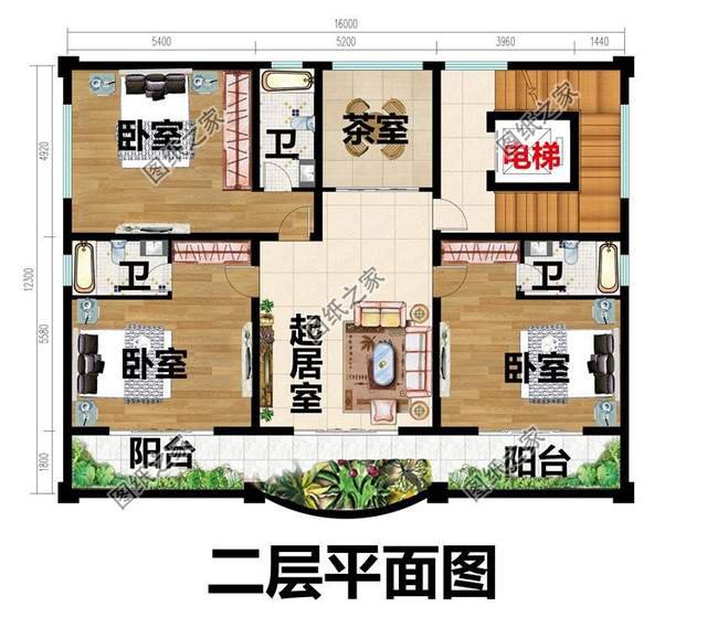 帶電梯的別墅設計，方便別墅生活，內里顏值更高