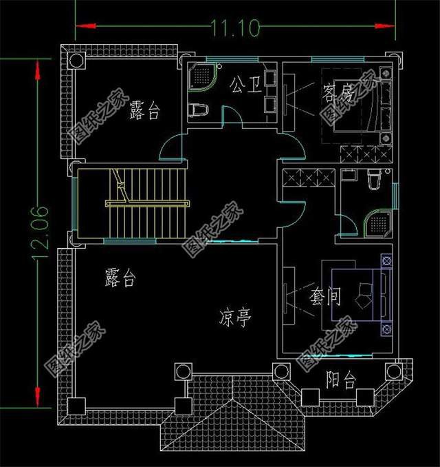 文化石裝飾的三層別墅，健康環保還耐磨，美觀實用還大氣