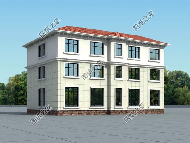 帶欄桿的雙拼別墅，兄弟齊心不分離，欄桿安全又大方